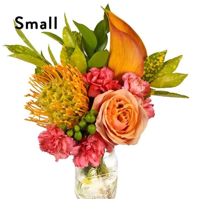 Tropical Sunset Flower Centerpieces