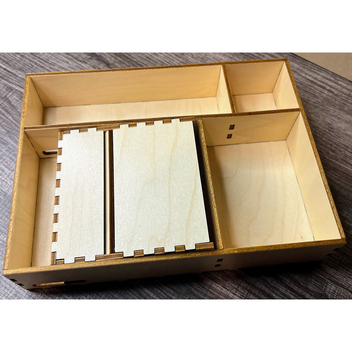 TTRPG Character Book: Tray with Dice Tower