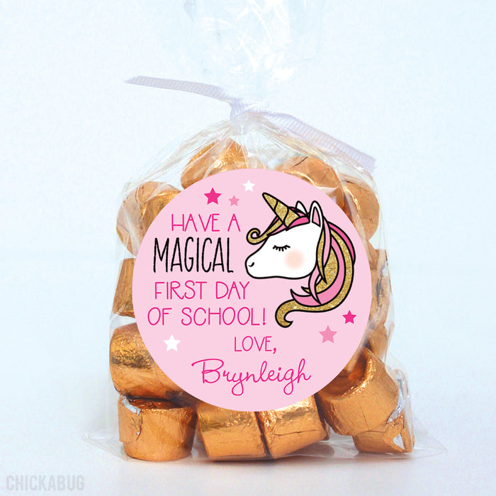 Unicorn Back to School Stickers