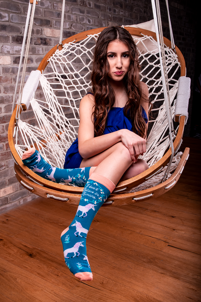 WOMENS UNICORN SOCKS