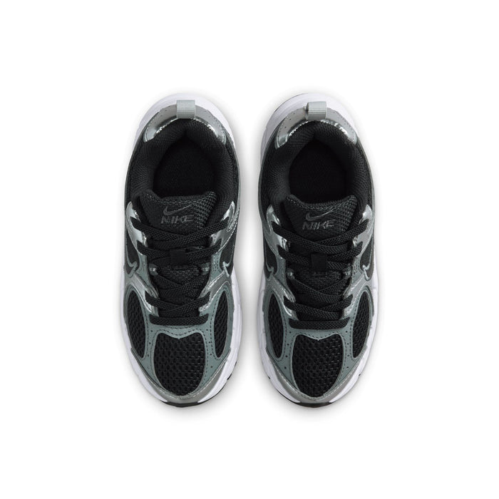 Kids Nike sneakers, black interiors with black tongue and gray heel panels