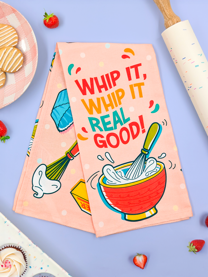 CUTE BAKING DESSERT WHIP KITCHEN DISH TOWEL UPTOWN SOX