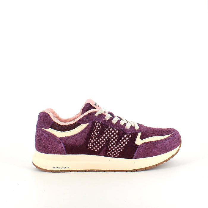 Woden Rigmor Suede sneaker i ljungfärgad mocka