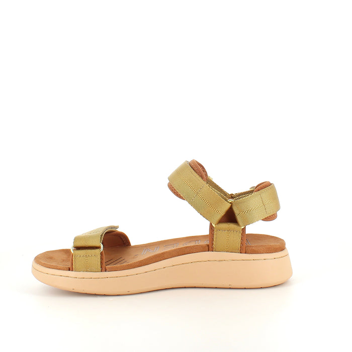Woden sandal – Khaki (gyllene nyans)