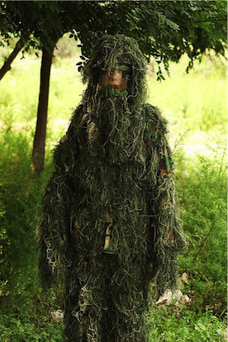 Woodland Camo Camouflage clothing 3D Tree Hunting Adults Ghillie Suit - GhillieSuitShop
