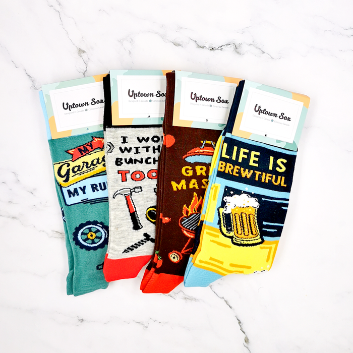 Men's novelty socks bundle - Uptown Sox - Canada socks