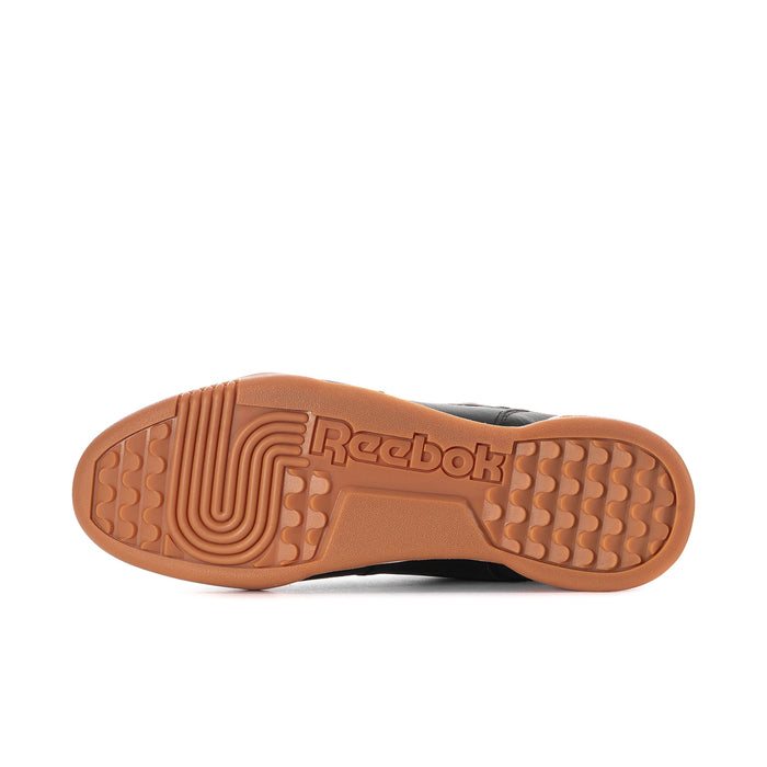 Reebok men's sneaker outsole with tan traction tread