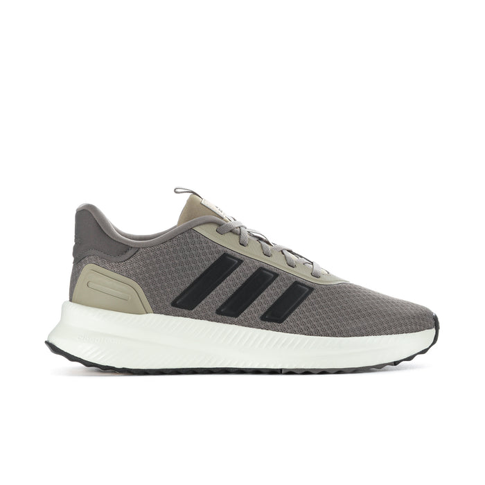 Men's X_PLR Path sneakers in grey with black adidas stripes and white midsole