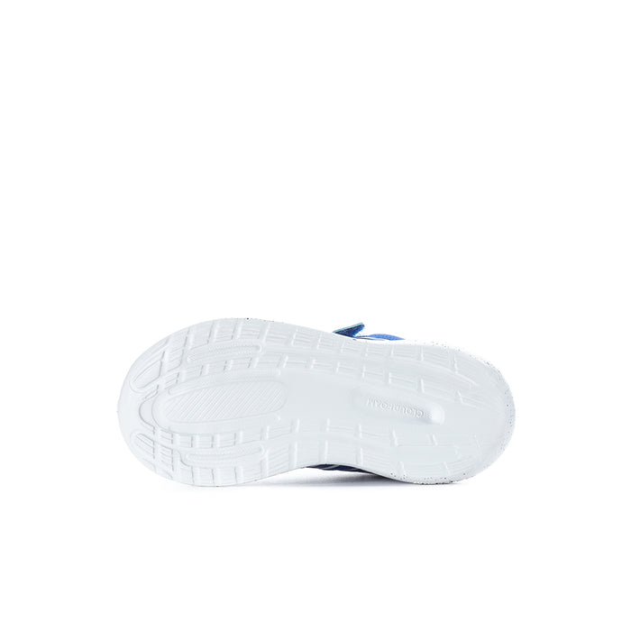 Toddler sneakers outsole view with white textured tread