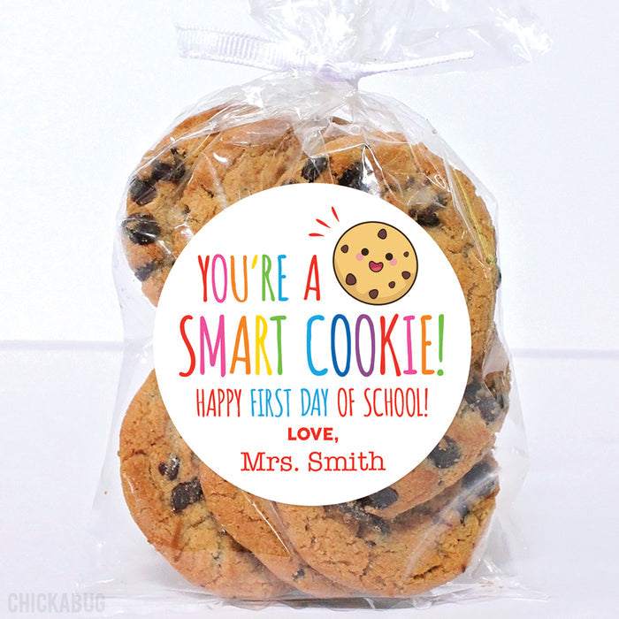 "You're a Smart Cookie" Back to School Stickers