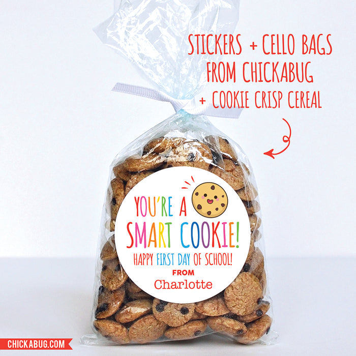 "You're a Smart Cookie" Back to School Stickers