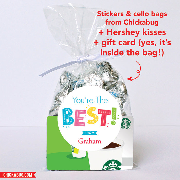 "You're The Best" Appreciation Stickers