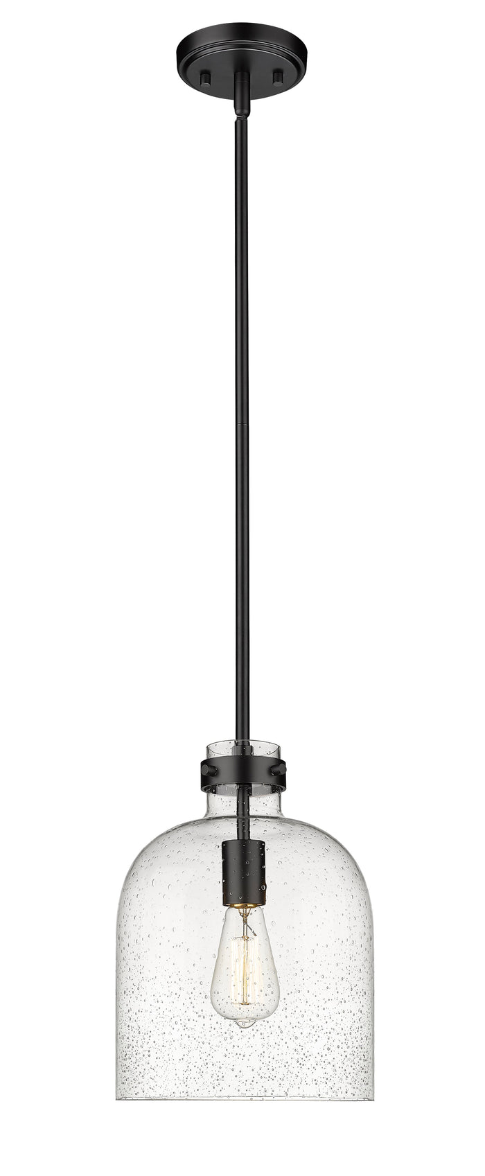 Pendant Z-Lite 817-9MB Matte Black Pearson 1 Light Pendant Z-Lite