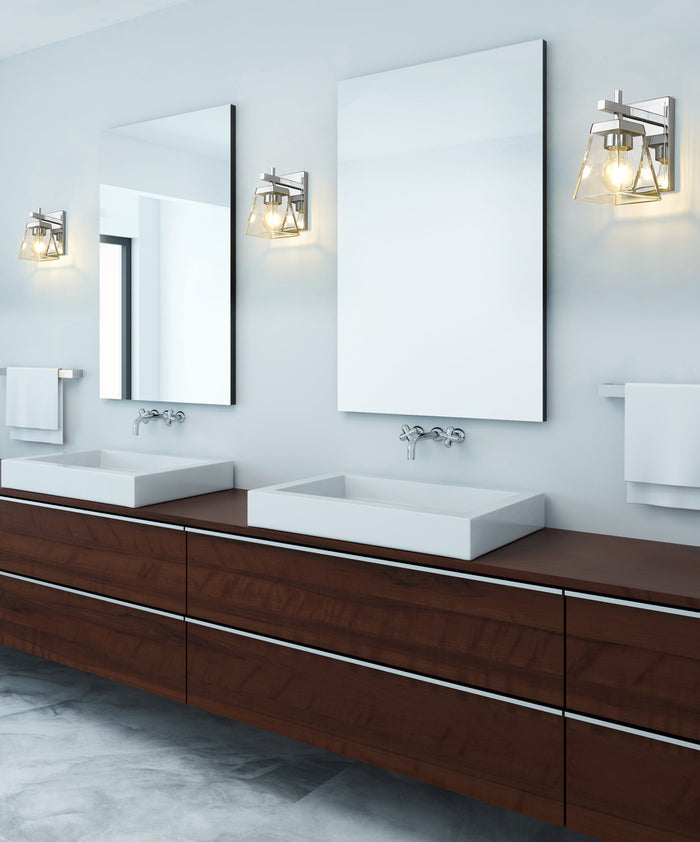 Wall Sconce Z-Lite 819-1S-CH Chrome Lauren 1 Light Wall Sconce Z-Lite