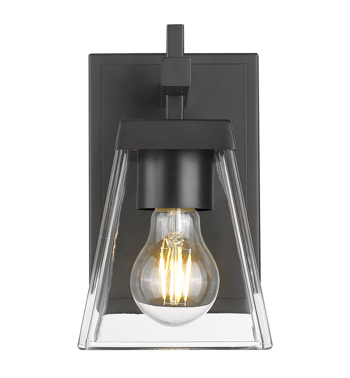 Wall Sconce Z-Lite 819-1S-MB Matte Black Lauren 1 Light Wall Sconce Z-Lite