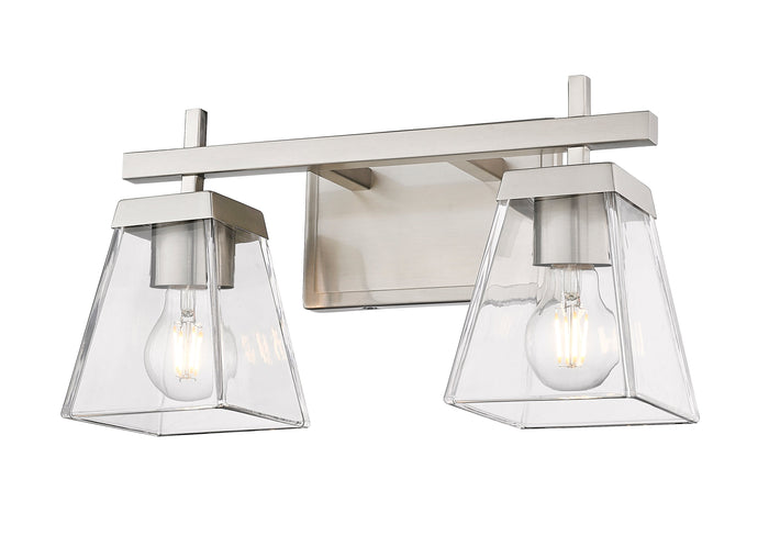 Vanity Z-Lite 819-2V-BN Brushed Nickel Lauren 2 Light Vanity Z-Lite