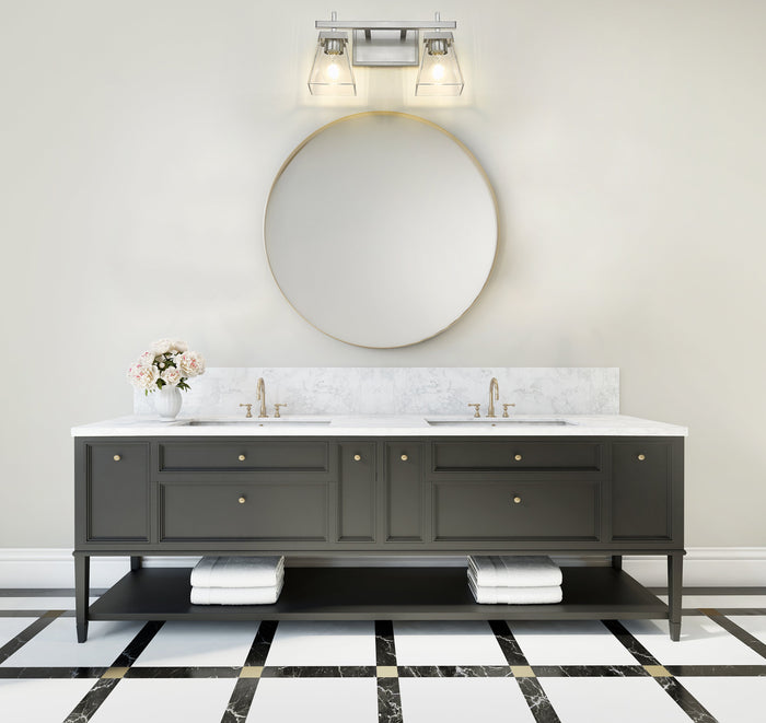 Vanity Z-Lite 819-2V-BN Brushed Nickel Lauren 2 Light Vanity Z-Lite
