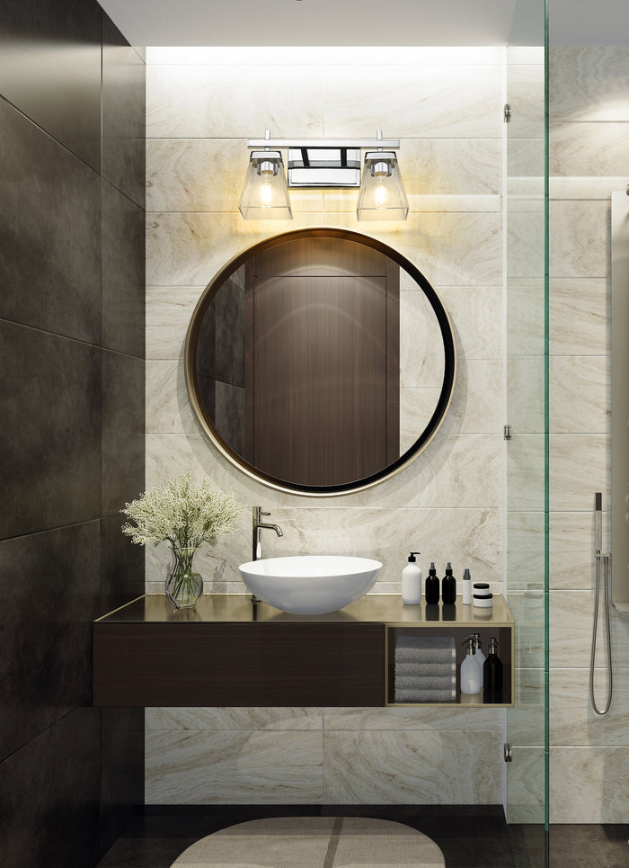Vanity Z-Lite 819-2V-CH Chrome Lauren 2 Light Vanity Z-Lite