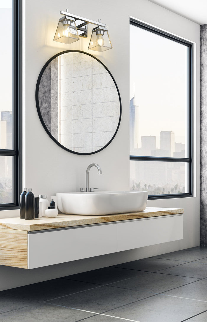 Vanity Z-Lite 819-2V-CH Chrome Lauren 2 Light Vanity Z-Lite