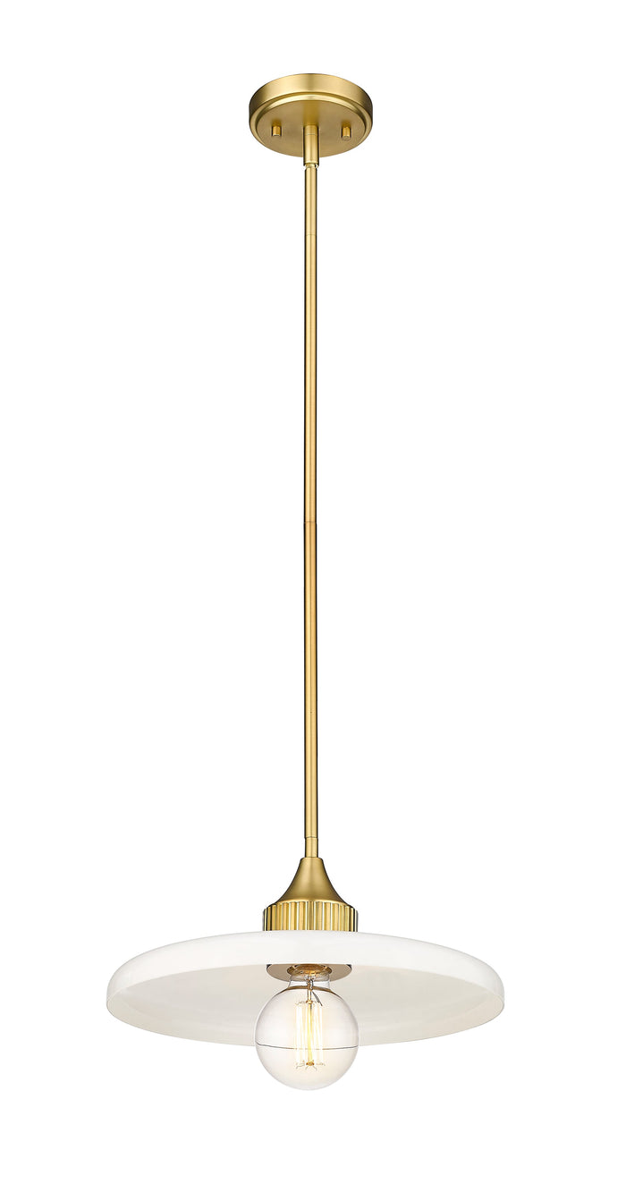 Pendant Z-Lite 820P14-OBR Olde Brass Paloma 1 Light Pendant Z-Lite