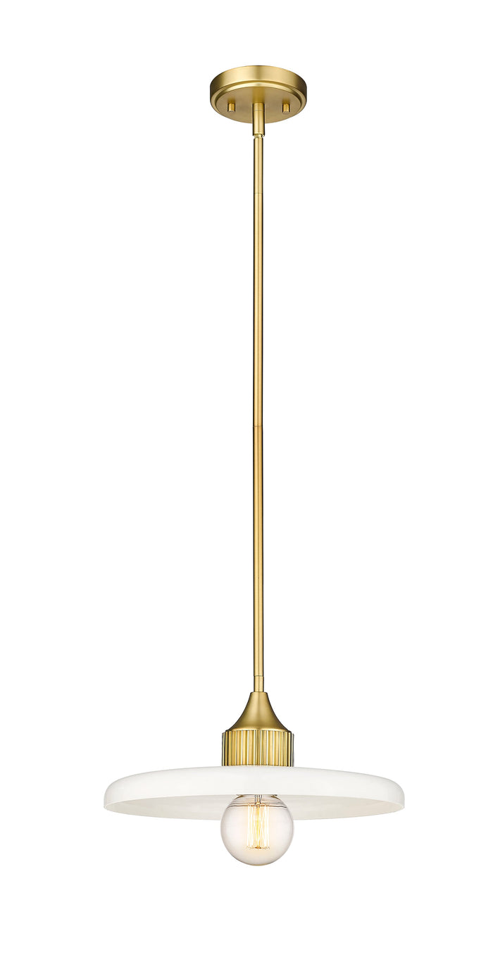 Pendant Z-Lite 820P14-OBR Olde Brass Paloma 1 Light Pendant Z-Lite