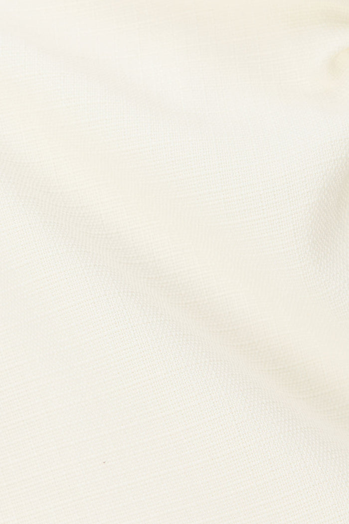 Cream Ruched Short Sleeve Zoya Top